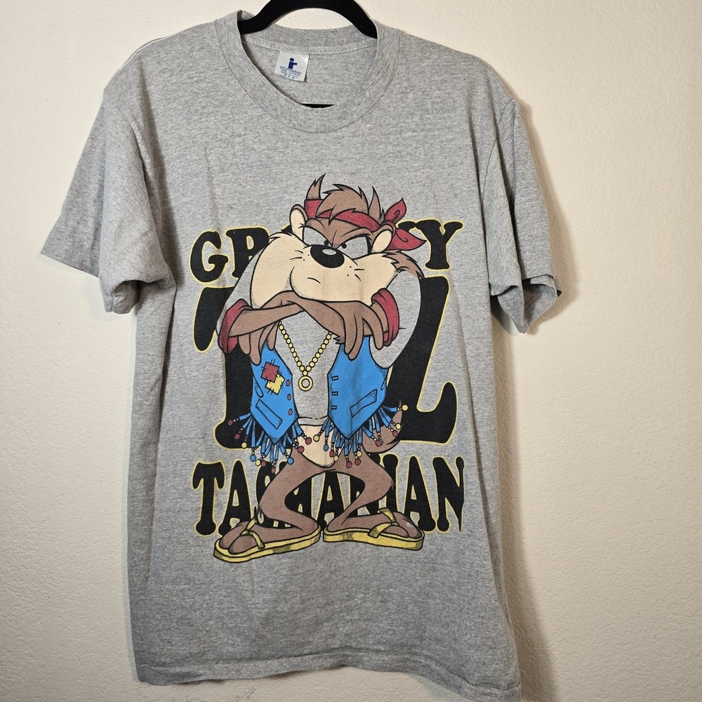 Vintage Taz Shirt XL Groovy Grumpy‎ Hippie 90s  Tasmania devil